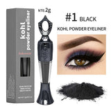 Load image into Gallery viewer, Retro Black Dark Green Kohl Powder Eyeliner