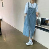 Load image into Gallery viewer, Spring Summer Denim Overall Dress Women Sleeveless Jeans