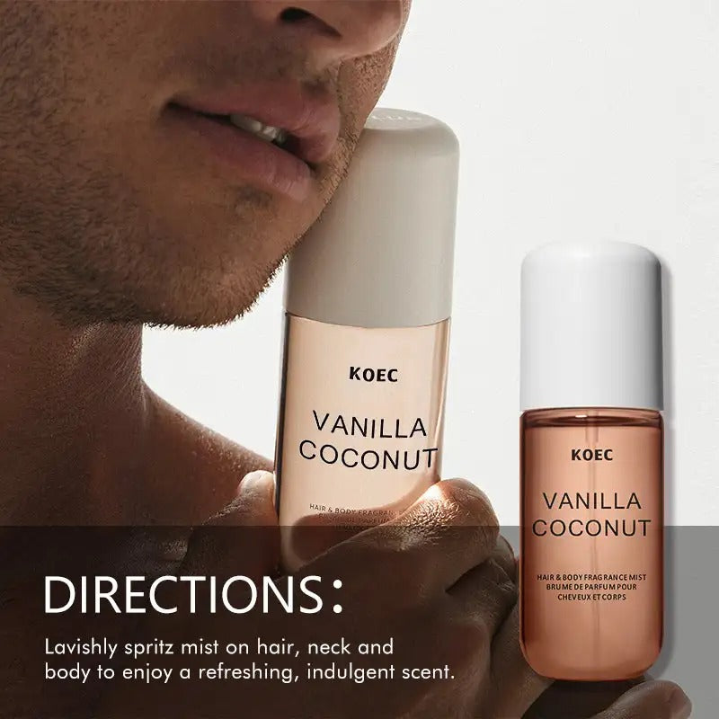 KOEC Vanilla & Coconut Fragrance Mist Perfume Refreshing
