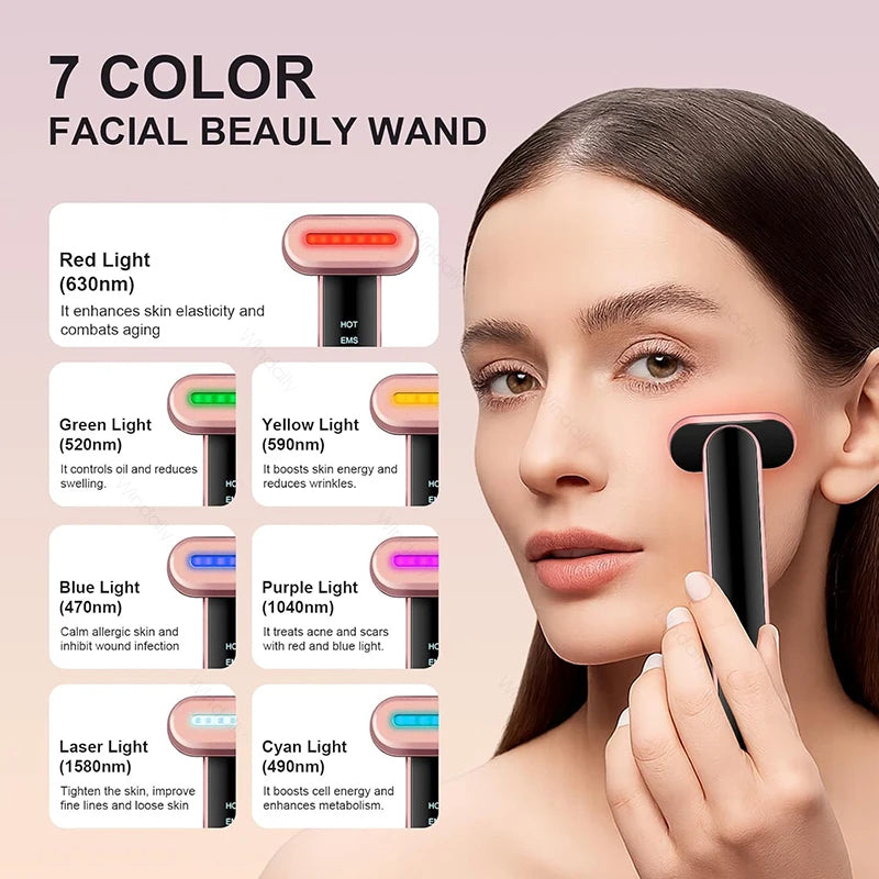 New 7 Color Light Beauty Wand Therapy