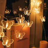 Load image into Gallery viewer, 3 Meters 20 Lights Butterfly Christmas Decoration Light String