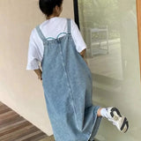 Load image into Gallery viewer, Spring Summer Denim Overall Dress Women Sleeveless Jeans