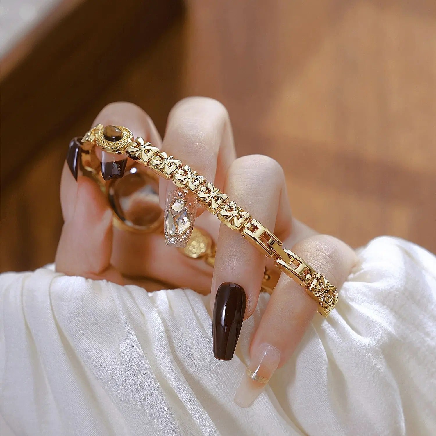 Oval Gold Women Watches Luxury Brand Dress Casual Quartz Small