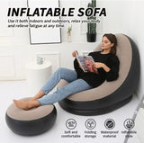 Load image into Gallery viewer, Inflatable Lounge Chair with Ottoman Set