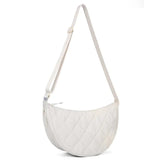 Load image into Gallery viewer, Waist Half Moon Belt Bag Solid Color Crossbody Bag Large Capacity
