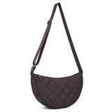 Load image into Gallery viewer, Waist Half Moon Belt Bag Solid Color Crossbody Bag Large Capacity