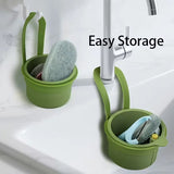 Load image into Gallery viewer, Press-Type Drain Basket: Food Strainer &amp; Sink Organizer
