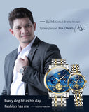 Load image into Gallery viewer, OLEVS Quartz Couple Watch Luxury Brand Waterproof Lunar