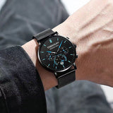 Load image into Gallery viewer, All-matching Simple And High-end Elegant Cool Ultra-thin Calendar Quartz Watch