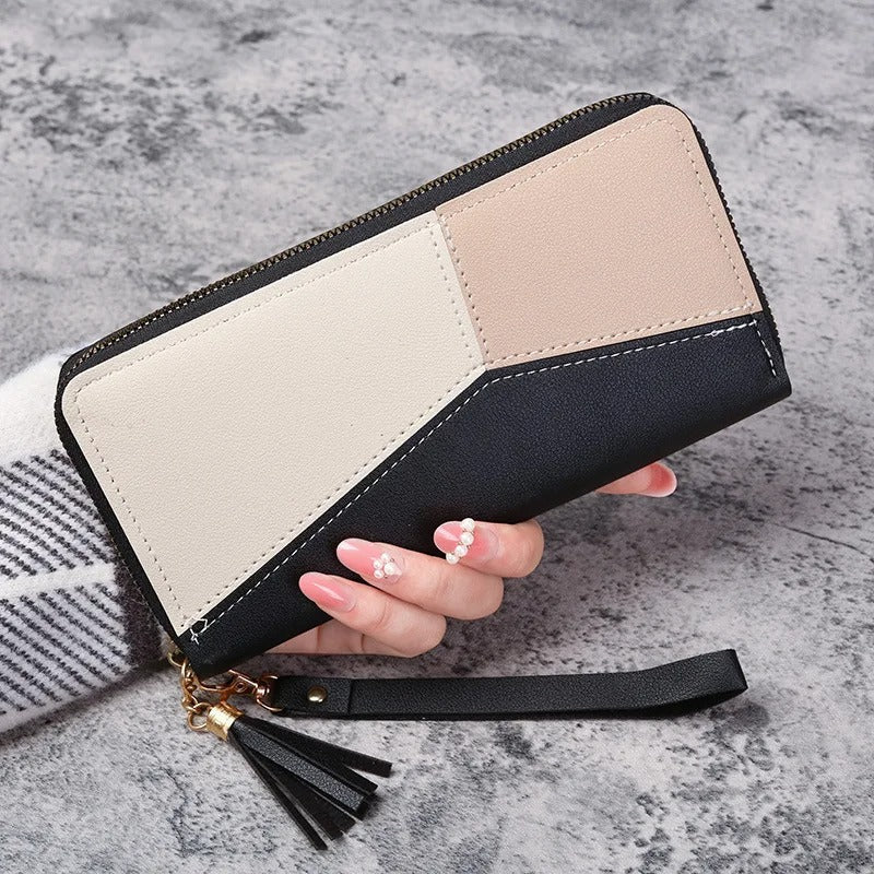 Girls Women's Fashion Zipper Wallets Long Purses Handbags Coin