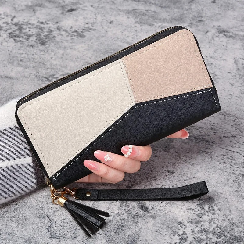 Girls Women's Fashion Zipper Wallets Long Purses Handbags Coin