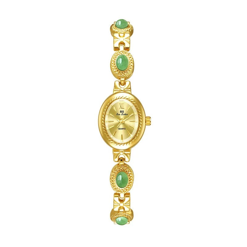 Oval Gold Women Watches Luxury Brand Dress Casual Quartz Small