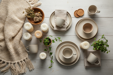 Home Essentials Flat Lay