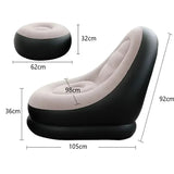 Load image into Gallery viewer, Inflatable Lounge Chair with Ottoman Set