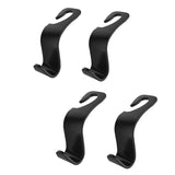 Load image into Gallery viewer, Universal Car Seat Headrest Hanger 4 Pack Carbon Fiber Pattern Back Seat Storage Hook Handbag Clothes Holder Vehicle Interior Pa