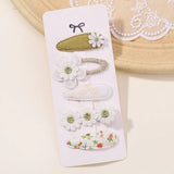 Load image into Gallery viewer, 5Pcs BB Clips Set for Children Hair Accessories Sweet Hair bangs