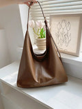 Load image into Gallery viewer, Large Capacity Solid Color Women's Shoulder Bag, Multifunctional Crossbody Bag, Women's Shoulder Tote Bag, Large Capacity Crossbody Tote Bag, Casual Work Bag