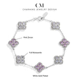 Load image into Gallery viewer, CHARMING Sparkling S925 Silver Top Quality Round Cut Moissanite Diamond Bracelet For Women Engagement Wedding Party Jewelry Gift