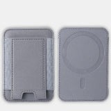 Load image into Gallery viewer, For Magsafe Card Holder Wallet Elastic Leather Pattern Case For iPhone 16 15 12 13 14 17Pro Max S25 Ultra Magnet Phone Bag Cover