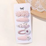 Load image into Gallery viewer, 5Pcs BB Clips Set for Children Hair Accessories Sweet Hair bangs