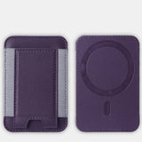 Load image into Gallery viewer, For Magsafe Card Holder Wallet Elastic Leather Pattern Case For iPhone 16 15 12 13 14 17Pro Max S25 Ultra Magnet Phone Bag Cover