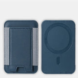 Load image into Gallery viewer, For Magsafe Card Holder Wallet Elastic Leather Pattern Case For iPhone 16 15 12 13 14 17Pro Max S25 Ultra Magnet Phone Bag Cover