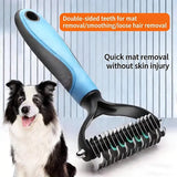 Load image into Gallery viewer, Professional Pet Cat Hair Removal Comb Brush Cat Dog Grooming Shedding Tools Double Sided Pet Grooming Comb for Pet Care