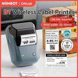 Load image into Gallery viewer, NIIMBOT B1 Portable Thermal Printer With Tapes 2 Inch Adhesive Label Printer Mini Bluetooth Sticker Maker Support Smartphones PC