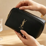 Load image into Gallery viewer, YSL Large Capacity Cosmetic Bag Women Multifunctional Travel Makeup Storage Bag For Daily Commute Short Trip Luxury Gift