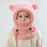 Load image into Gallery viewer, Face Cover Helmet Cap For Children Cold-proof Warm Balaclava