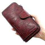 Load image into Gallery viewer, Fashion Wallet Woman Long Clutch PU Leather Hand Bag Large Capacity Card Holder Zipper Coin Purse Money Bag for Ladies