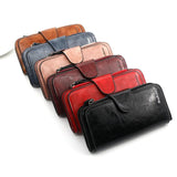 Load image into Gallery viewer, Fashion Wallet Woman Long Clutch PU Leather Hand Bag Large Capacity Card Holder Zipper Coin Purse Money Bag for Ladies