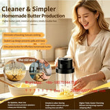 Load image into Gallery viewer, Manual &amp; Electric Dual Use Butter Churn Machine Cream Mixer for Bakery Homemade Butter Making