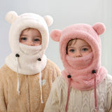 Load image into Gallery viewer, Face Cover Helmet Cap For Children Cold-proof Warm Balaclava