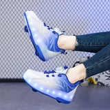 Load image into Gallery viewer, Two Wheels Children's Led Light Roller Skate Shoes For Kids Boys Girls