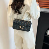 Load image into Gallery viewer, 2025Small Fragrant Wind Bag Handbag Rhombic Chain Bag 2026 New One-shoulder Messenger Bag Joker High Sense Small Square Bag Tide