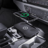 Load image into Gallery viewer, Bonola Silicone Car Wireless Charger Non-Slip Pad for iPhone 17/16/15/14/13 Series Induction Fast Wireless Charging for Samsung