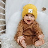 Load image into Gallery viewer, Kids Autumn Winter Hats for Newborn Crochet Beanie Toddler Boy