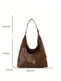 Load image into Gallery viewer, Large Capacity Solid Color Women's Shoulder Bag, Multifunctional Crossbody Bag, Women's Shoulder Tote Bag, Large Capacity Crossbody Tote Bag, Casual Work Bag