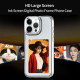 Load image into Gallery viewer, AERMY NFC Phone Case Crystal Clear Style Smart E Ink Screen Phone Cover for IPhone 13 14 15 16 Por Max Plus