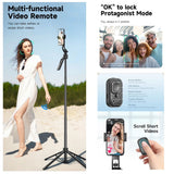 Load image into Gallery viewer, AI Smart Gimbal Tripod Selfie Stick Foldable 360° Auto Follow-Up Face Tracking Gimbal All-in-one Phone Holder For smartphone