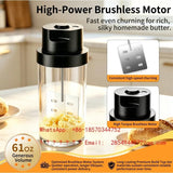 Load image into Gallery viewer, Manual &amp; Electric Dual Use Butter Churn Machine Cream Mixer for Bakery Homemade Butter Making