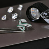 Load image into Gallery viewer, CHARMING Original Snake Moissanite Rings Handmade Lab Diamond Open Ring S925 Silver Men Woman Party Fine Jewelry Gifts Wholesale