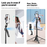 Load image into Gallery viewer, AI Smart Gimbal Tripod Selfie Stick Foldable 360° Auto Follow-Up Face Tracking Gimbal All-in-one Phone Holder For smartphone