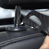 Load image into Gallery viewer, Universal Car Seat Headrest Hanger 4 Pack Carbon Fiber Pattern Back Seat Storage Hook Handbag Clothes Holder Vehicle Interior Pa