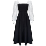 Load image into Gallery viewer, Elegant Medium-Length Black Dress For Women