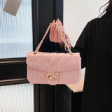 Load image into Gallery viewer, 2025Small Fragrant Wind Bag Handbag Rhombic Chain Bag 2026 New One-shoulder Messenger Bag Joker High Sense Small Square Bag Tide