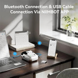 Load image into Gallery viewer, NIIMBOT B1 Portable Thermal Printer With Tapes 2 Inch Adhesive Label Printer Mini Bluetooth Sticker Maker Support Smartphones PC