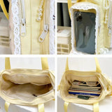 Load image into Gallery viewer, Y2k New Sweet Ita Shoulder Bag Lolita Girl Transparent Crossbody Bag Women Large Capacity Lace Tote Bag Cute DIY Display Handbag