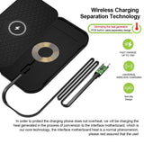 Load image into Gallery viewer, Bonola Silicone Car Wireless Charger Non-Slip Pad for iPhone 17/16/15/14/13 Series Induction Fast Wireless Charging for Samsung